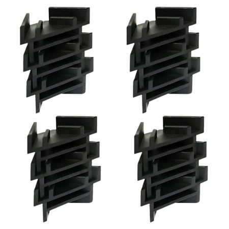 

Farfi 12Pcs Tray Stackers Anti-deformed Space-saving Easy to Install Kitchen Dining Room Freeze Dryer Pallet Stackers for Daily Life (Black)