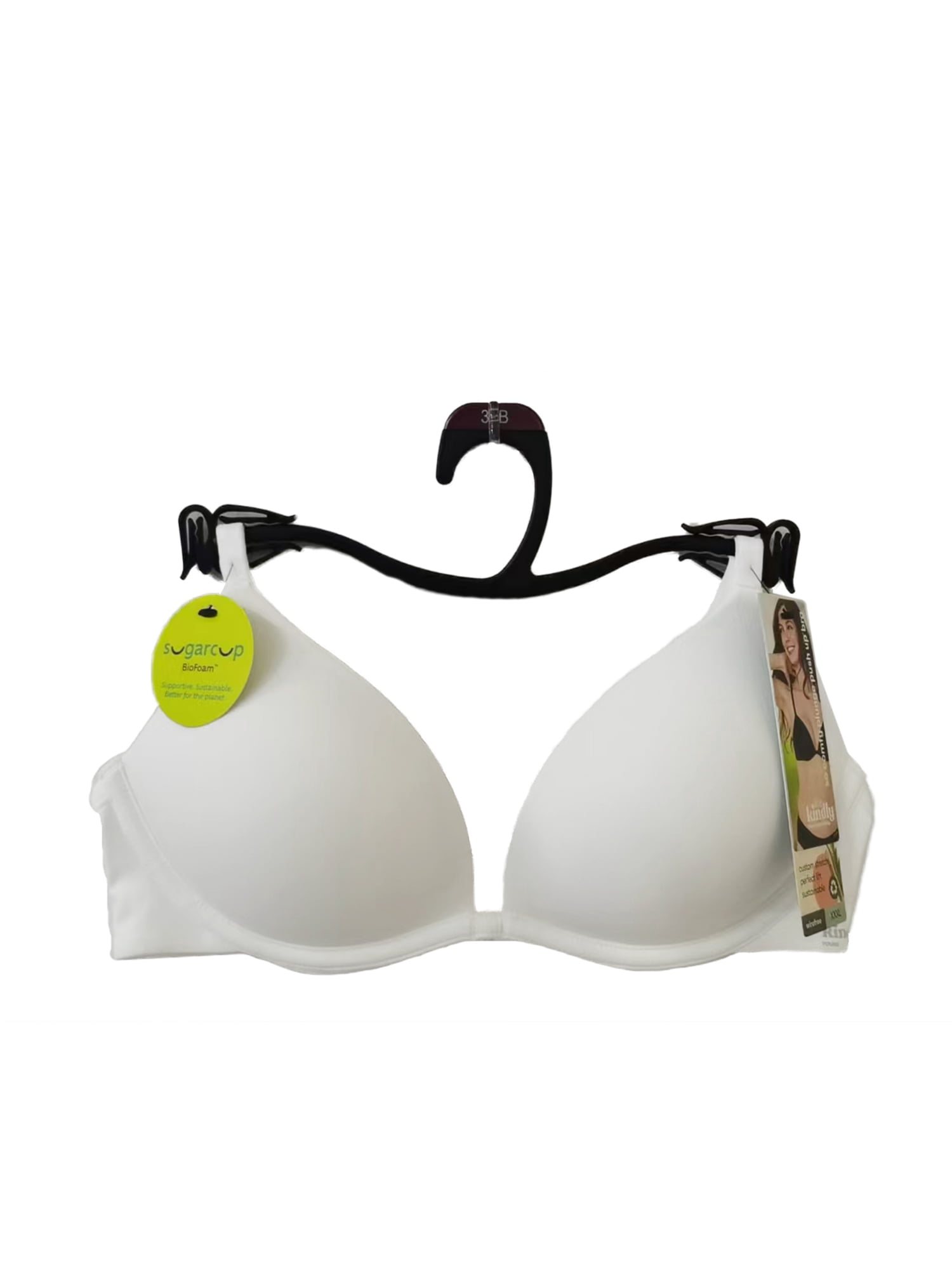 Kindly Yours Women’s So Comfy Wire-Free Plunge Push Up Bra, Sizes S-XXXL