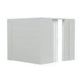thumbnail image 2 of EverBlock 8’ x 8’ x 7’ L-Shaped Wall Kit with Accordion Door | 3’ x 7’ Doorway | Modular Building Blocks | Wall Display | Room Divider & Partition | Easy to Connect & Reuse | Indoor & Outdoor Use, 2 of 7