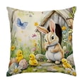 thumbnail image 6 of Djunllk Pillow Covers 18x18, Spring & Easter Cozy & Breathable Holiday Home Farmhouses Decorative Pillowcases, 6 of 6