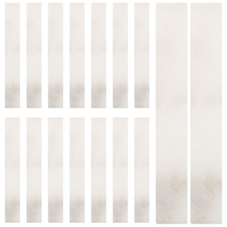 OUNONA 18 Pcs Industrial Mark Chalk Miss 10.00X1.20X0.40CM White