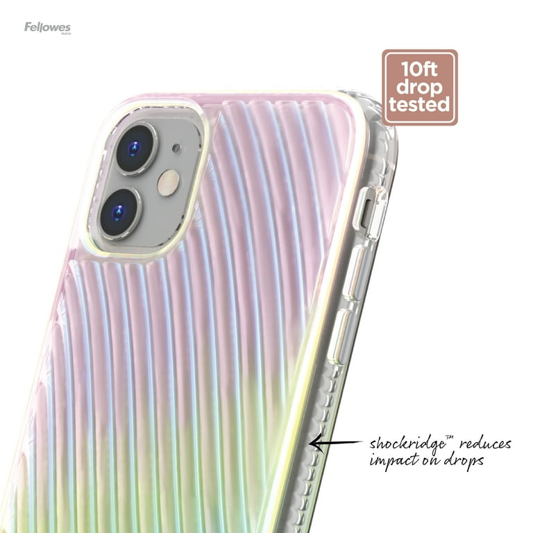 Iridescent Phone Case with Texture Design for iPhone 12 iPhone 12 Pro