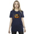 thumbnail image 2 of DC Comics Womens The Flash Batman Red Splatter Cotton Boyfriend T-Shirt, 2 of 3