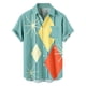 thumbnail image 1 of Camisas casuales de manga corta con estampado de gato negro para hombre, camisa hawaiana de playa de verano con botones para adultos, ropa de moda para hombre., 1 of 6