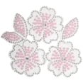 thumbnail image 4 of Aplique de diamantes de imitación con forma de flor, accesorio para ropa, parche floral para planchar, aplique para bolsos y prendas., 4 of 6