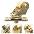 thumbnail image 4 of Miangastore 1 Pc Textured Piano Caster Accessory Upright Piano Caster for Moving Piano (Golden), 4 of 8