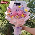 thumbnail image 2 of Ramo de flores Kirby Anime Kawaii, regalo de graduación, muñeca de peluche Kuromi, sombreros de graduación, moda Sanrio, Día de San Valentín, 2 of 4