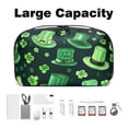 thumbnail image 3 of Saint Patrick's Day Charger Organizer, Hard Drive Cases, Cord Travel Organizer, Cell Phone Cord Organizer - Waterproof Oxford Cloth Digital Bag 5.9x9.44x3.14 in, 3 of 6