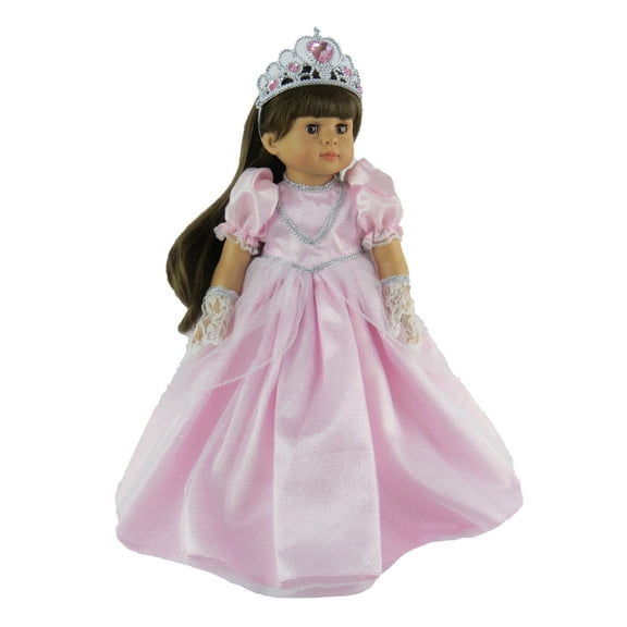 American Fashion World Pink Princess Gown Made to fit an 18in Doll