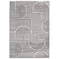 thumbnail image 2 of World Rug Gallery Bohemian Stipre Arch Design Area Rug - BROWN 7' 10" x 10', 2 of 8