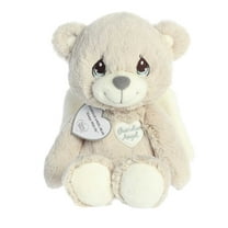 Aurora - Medium Off-white Precious Moments - 12" Guardian Angel Bear - Adorable Stuffed Animal