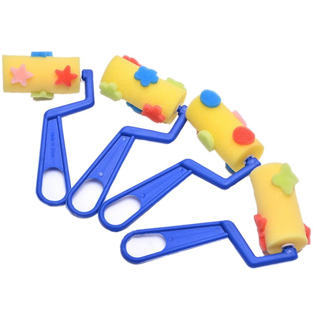 Sponge Painting Brushes Kids drawing Kits Early learning tools for