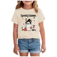 thumbnail image 3 of boobe Toddler Girls Halloween Shirt Funny Print Short Sleeve T-Shirt Casual Tee Tops, 3 of 7