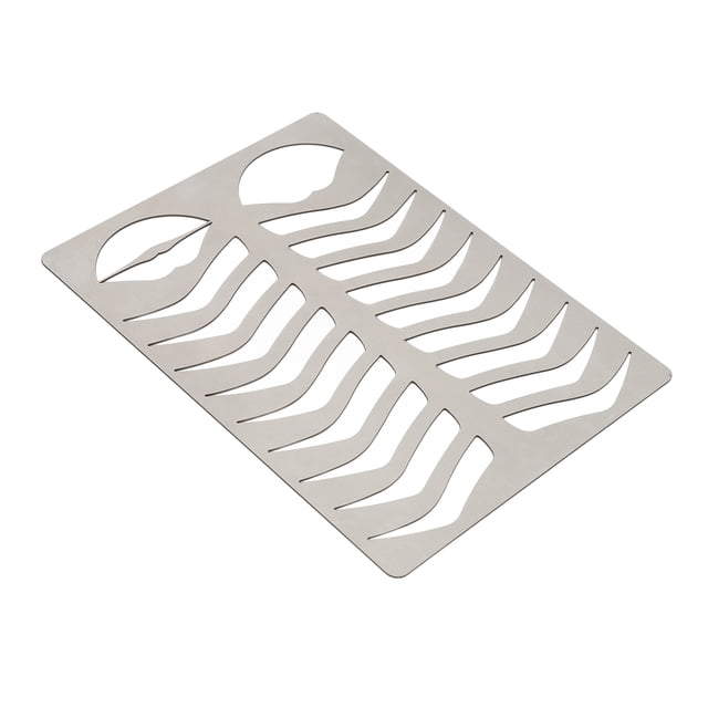 Plantilla De Labios Para Cejas, Plantillas Resistentes Para Labios Y Cejas, Práctica De Acero Inoxidable Engrosada, Precisa Para Salón