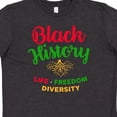 thumbnail image 4 of Inktastic Black History Life Freedom and Diversity Youth T-Shirt, 4 of 5