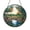 Acrylic 3.5 Inch, variant on Scenic Bridge Decorative Window Hanging – Stained Glass Style