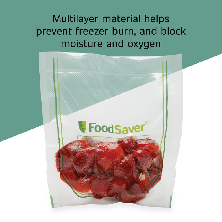 FoodSaver Vacuum Sealer Machine with Automatic Bag Detection & Vacuum  Sealer Bags & 1-Quart Precut Vacuum Seal Bags with BPA-Free Multilayer