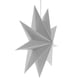 thumbnail image 5 of Estrella de papel 3D de 9 puntas para Halloween, Navidad, fiesta, hogar, jardín, decoración colgante Gris, 5 of 5