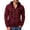 Wine, variant on Men Jacket Fall Winter Fashion Hooded Sweatshirt Jackets Slim Fit Comfortable Trendy Casual Coat
