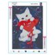 thumbnail image 5 of Cuadros Decorativos 5D bricolaje completo taladro diamante pintura gato blanco punto de cruz bordado Kit Ehuebsd embutido en tela, 5 of 7