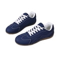 thumbnail image 2 of Uobin Women's Low Top Casual Lace Up Sneakers Fashion Minimalist Unisex Couple Matching Shoes Lightweight for Spring Summer, 2 of 9