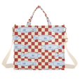 thumbnail image 7 of FORMRS Womens Corduroy Tote Bag Crossbody Shoulder Purse Handbag with Detachable Strap, Sardine Plaid Pattern, 7 of 7