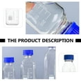 thumbnail image 3 of Shisuyan 4pcs Practical 250ml Transparent Glass Vials Clear Sample Bottles with Lids (Random Style), 3 of 8