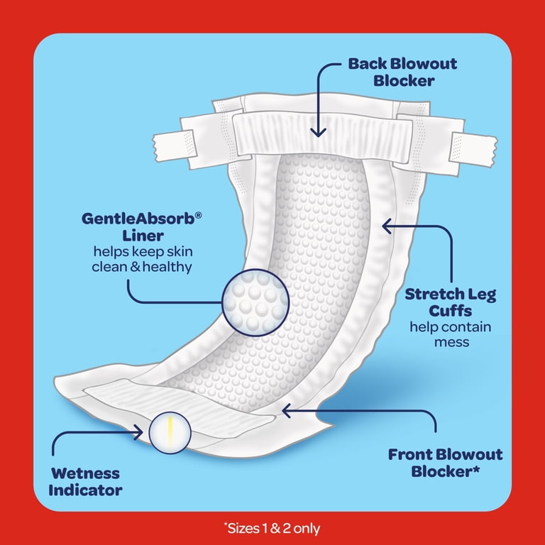 Huggies Little Snugglers Size 1 Diapers, 96 Count photo 3