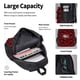 thumbnail image 4 of Disketp Red Skulls Mochila Estampada de Gran Capacidad con Lonchera y Estuche, Set de 3 Piezas para Estudiantes, 4 of 7