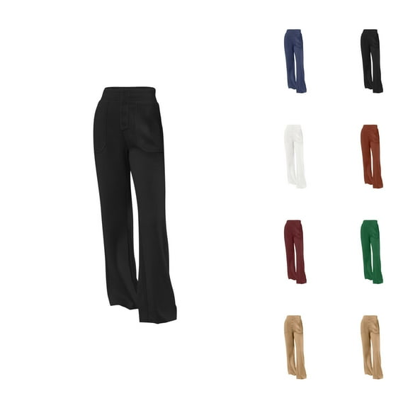 Cute Clothes for Teen Girls Pant for Girls Tween Girls Straight Pants School Unifor M Stretchy Leggings Size 5 14 Years