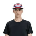 thumbnail image 3 of Goofa American Patriotic Stars And Stripes Printed Men's Baseball Cap,Straight Brim Hat,Golf Dad Hat,Versatile Style,Sun Protection Cap,Travel Hat, 3 of 9