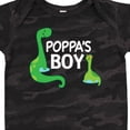 thumbnail image 4 of Inktastic Poppa's Boy Grandson Dinosaur Boys Baby Bodysuit, 4 of 5