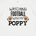thumbnail image 4 of Inktastic Watching Football with My Poppy Boys or Girls Baby T-Shirt, 4 of 5