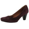 Gentle Souls Womens More Rupert Slip-on Pump Shoe, Wine Suede, US 9