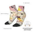thumbnail image 6 of Naloa Dog Sitting In Bathtub With Duck On Head Ankle Socks for Women Non Slip Socks No Show Socks Classic Low Cut Casual Socks Casual Socks, 6 of 7