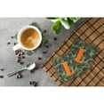 thumbnail image 3 of Letter L Monogram - Camo Green Foam Coaster Set of 4, 3 of 3