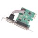 thumbnail image 3 of Puerto serie RS232 232 COM y puerto paralelo de impresora DB25 a PCIE, adaptador convertidor de tarjeta PCI Express, chip WCH382L, 3 of 8