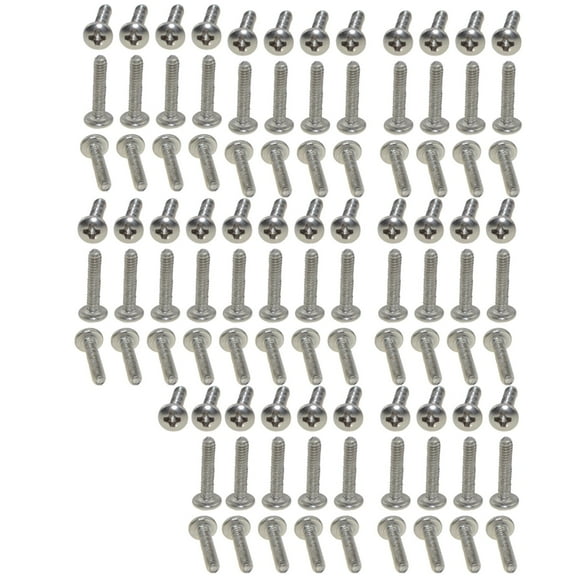 304 Stainless Steel Cross Groove Large Flat Head Screw M2X9(100pcs)