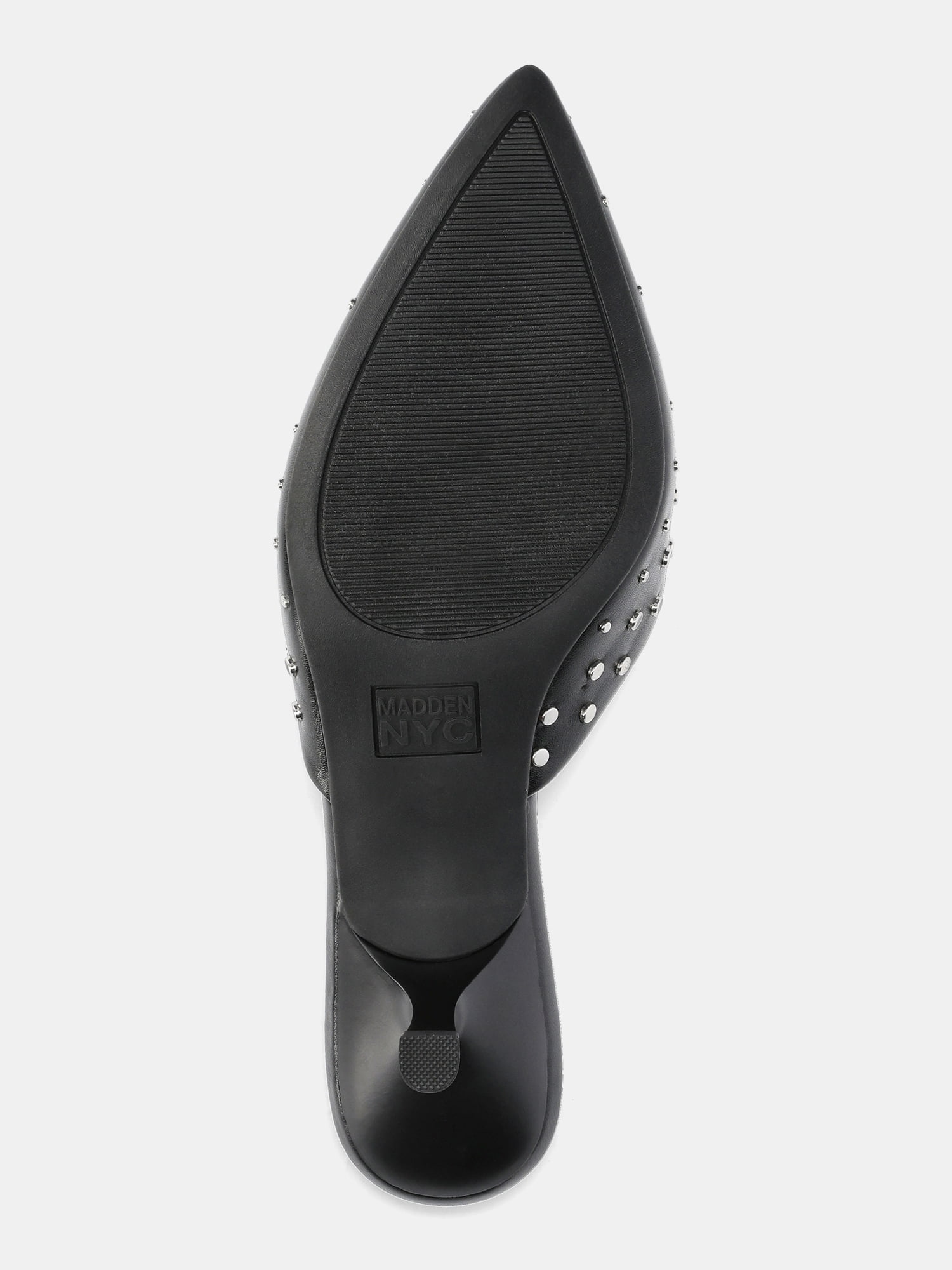 Madden NYC Women's Kitten Heeled Slide On Mules