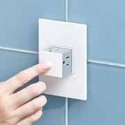 Legrand adorne 20Amp 1-Gang Pop-Out Outlet in Gloss White With Matching Wall Plate, ARPTR201GW2WP With Wall Plate White