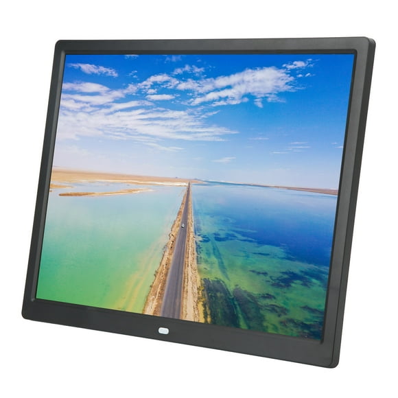 Digital Photo Frame, Smart Picture Frame Background Music 15 Inch For Gifts US Plug