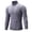 Dark Gray, variant on SUYIDA Mens Crew Neck Sweater Pullover,Arrival Sweater: Half High Neck Casual Solid Color Knit Layer