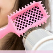 Curl Hair Brush - Detangler for All Hair Types | Flexible Mesh Brush for Easy Combing and Styling of Curly Hair | Ideal for Wet and Dry Use