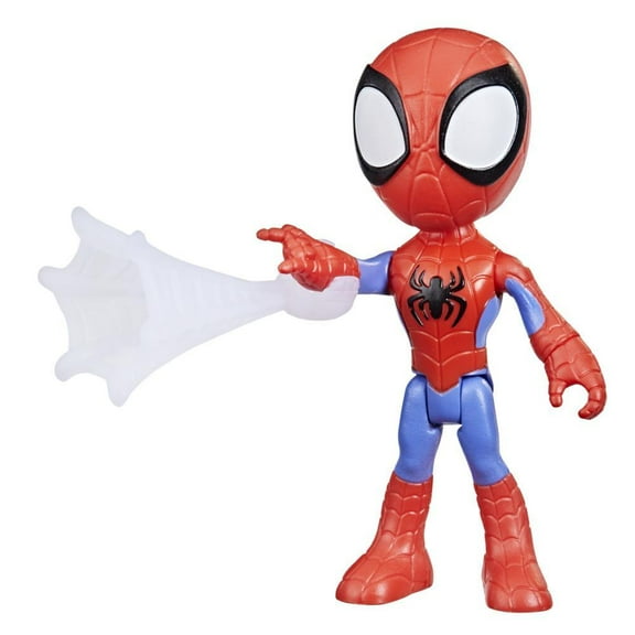 Marvel Spidey and His Amazing Friends Spidey Hero Figure, 4-Inch Scale Action Figure And 1 Accessory, For Kids Ages 3