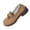 Brown, variant on Womens Chunky Platform Horsebit Loafers Faux Suede Square Toe Slip On Lug Sole Preppy Khaki,Size 7