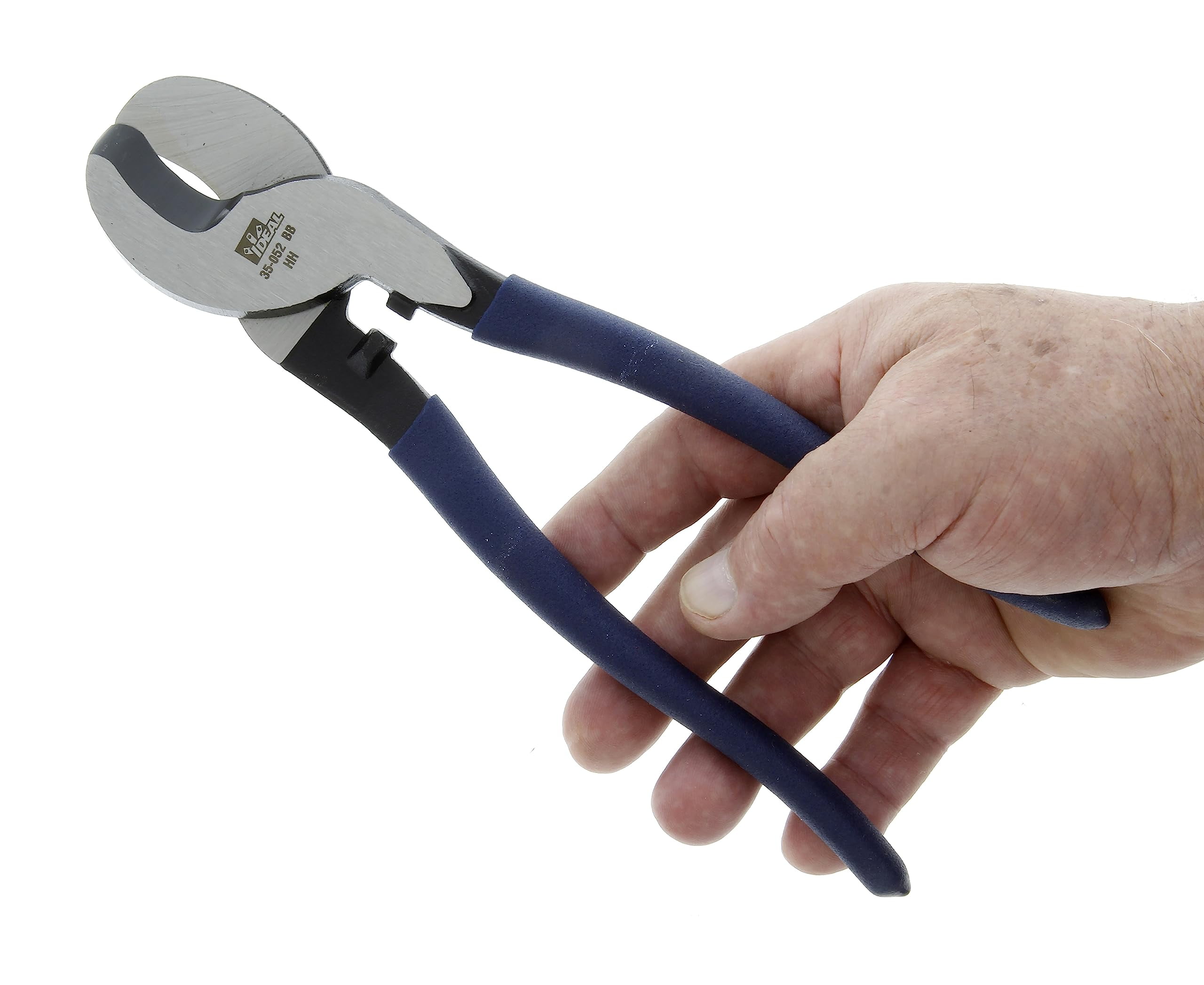 IDEAL Electrical 35-052 Cable Cutter - 9.5 in., By-Pass Cutter Blades Wire Cutting Tool for 2/0 Copper, 4/0 Aluminum CA2