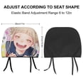 thumbnail image 2 of My Hero Academia Himiko Toga Kawaii Car Headrest Cover 2 Pcs Vehicles Seat Pillow Cover Protector Accessories Decor Auto Front/Rear Seats Head Rest Cover 2 Pcs Universal Fit Most Cars Sedan SUV Van, 2 of 7