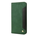 thumbnail image 3 of Allytech Slim Wallet Case for iPhone 14 Pro Max, Luxury PU Leather + Soft TPU Cover with Card Slots & Cash Pocket, Magnetic Closure Kickstand Shockproof Business Case for Women men - Green, 3 of 9