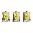 thumbnail image 3 of Sonducket Transpirable y cómodo Halter Top Mujeres Love - Para el verano Camiseta Top Tops Mujeres Tank Tops Camisola Sexy Ligero A36 Amarillo S Type1 NO1, 3 of 5
