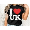 thumbnail image 2 of Cool I Love UK United Kingdom British Patriotic Travel Gift T-Shirt British Citizen Resident Visitor Truism Presents Tshirt, 2 of 10